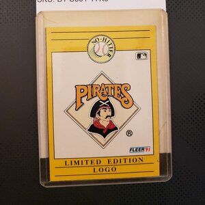 1991 Fleer Corp® Pittsburgh Pirates™ Fleer '91 No Hitter Limited Edition
